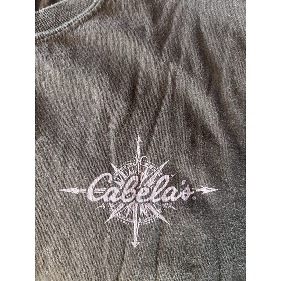 Vintage Cabela's World Foremost Outfitters Long Sleeve T Shirt Small - Picture 2 of 6